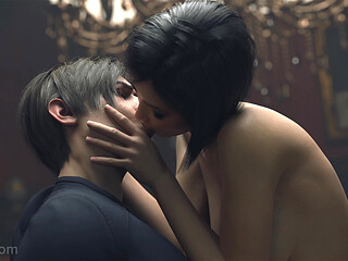 Ashley Graham's Wildest Resident Evil 4K Orgy - Leon, Ada, Claire & Ingrid All Fuck Hard