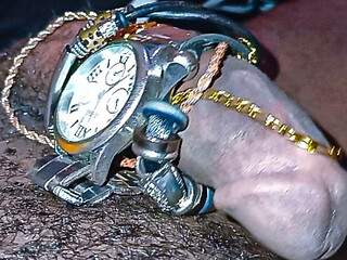 Billionaire using luxury tools to masturbate
