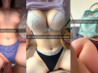 College Girls Snapchat Compilation of Dirty Fucking [9]