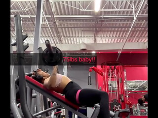 Bobbi Jo definitely feeling strong
