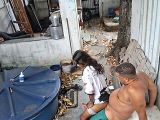 Dyke Gave Her Ass to Her Friend's Husband on Thursday