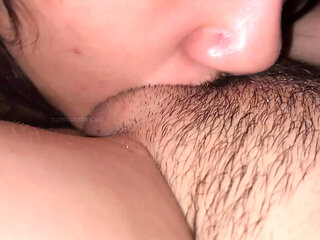Hot Lesbian Oral Sex - Big Natural Tits & Creampie Pussy