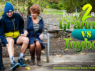 Running Toyboy Has The Best Threesome With Horny Grannies Danny And Romana