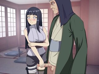 Hinata cheats on Naruto with her trainer Loveskysan69 in this anime fantasy