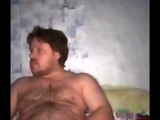 Gay man sat down on the couch to masturbate!