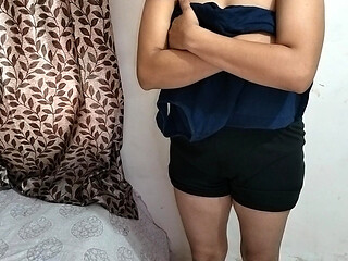 Stepbrother Gets Aroused Seeing His Stepsister Changing Clothes, Desi Indian XXX Hindi Audio Sex