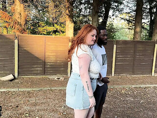 Bonnie Domme Filthy Car 4some Gangbang with BBC and Redhead Teens