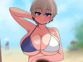 Uzaki Hana Hot Beach Sex