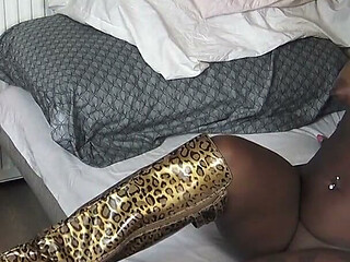 Boot Shine Slave of a Young Black Goddess