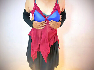 An office Secretary taking Interview of her boss in Lingerie, Hairy legs Desi facial look doing Foreplay