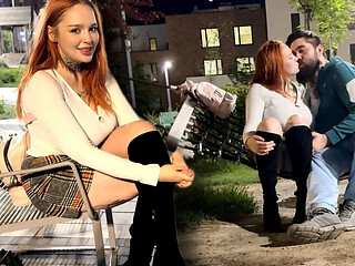 Hot Russian Teen First Time With A Woman At Park Entrance