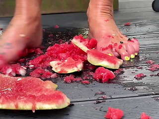 Juicy Watermelon Crush Under My Feet