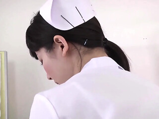 Horny nurse gets her uniform ripped off for hardcore Asian action