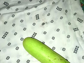 A 21-year-old desi hot sister-in-law with a big a huge gourd in