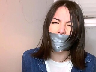 nosy snoop bound and gagged