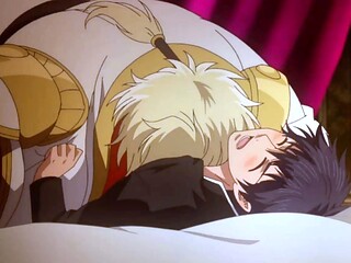 Titan prince spreads bride for first deep gay anime anal