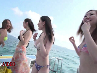 Japanese Beauties Indulging in Steamy Beachside Group Creampies and Hardcore Pleasures