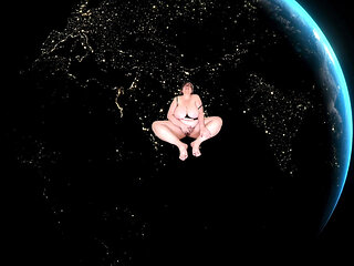 Giantess Cums and Grows Bigger Than the Universe