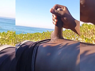 Cautionwear Headsets!!! Stranger Walks by While I Cum!