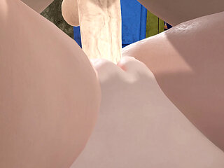 Hot 3D Animation with Akana: Anime Girl in Pantyhose - Doggy Fuck, Prone Bone Position, and Missionary POV Creampie