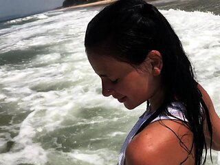 Pale amateur teen brunette Lynn Love