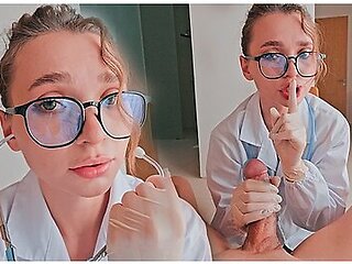 Ended Up In The Hospital With A Hot Nurse And Caught Her Staring At My Dick