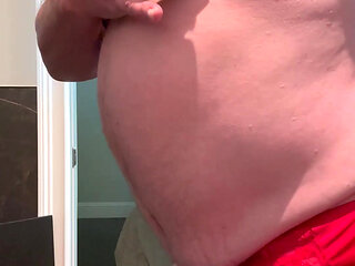 Full Red and Black Outfit Show