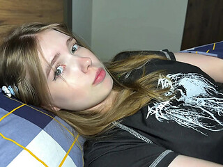 Alt Girlfriend Hid in Closet Till Stepmom Slept - Then I Banged Her Hard