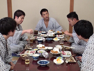 Wild Group Session Asian Babe Licked, Ridden and Facialized