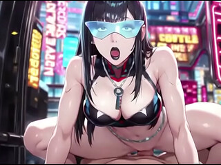 Raven Babe Gets Fucked In Cyberpunk