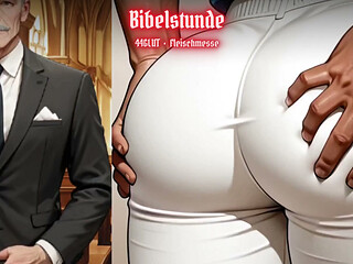 The Old Reverend Fucked a Believer's Ass Inside the Church .44GLUT - Bibelstunde Gay Hentai Music Video