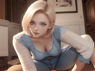 ai generated android 18 dragon ball xhsqisu