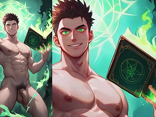 I summoned a demon to participate in a gay orgy in the castle.