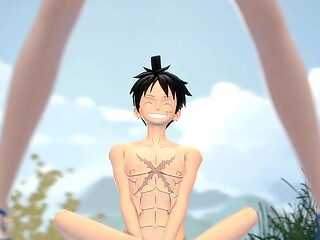 Luffy and Nami Fuck in Wano [One Piece Hentai Parody]