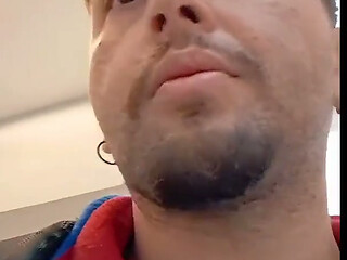 I Got Caught Showing off in the Men's Restroom with a Soft Cock and Almost Got Kicked Out
