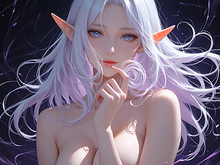 Lustrender Slideshow: Nude Mystic Enchanter Trance Swirling Spells - Ai Video