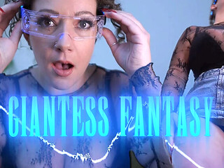 VR Goggles Giantess Cheating Girlfriend Fantasy with Sasha Curves