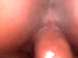 Slowmotion Reverse Cowgirl BBC Sliding in Creamy Tight Juicy Hot Pussy POV