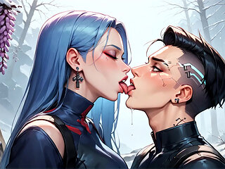 A Snowy Mountaintop, a Wild Femboy, and a Transvestite. a Uber-sexy Fuck!