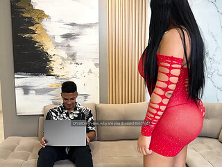 You Have It Bigger Than Your Stepfather! BBW Stepmom Bounces Her Ass on My BBC and Gets Her Cum!