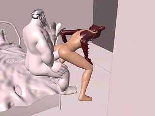 3D Adult Sex Animation Goddess High Fashion Character Render