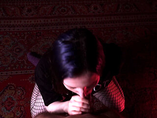 Stepdad showed petite stepdaughter what a real male dick is