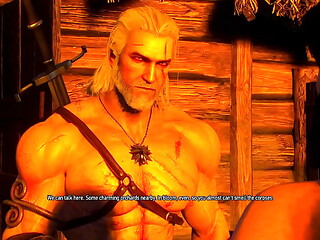 Geralt Naked Mod Highlight Cutscenes - 1