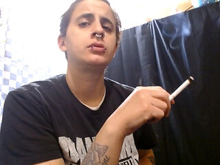 Lesbian Soft Dyke Smoking