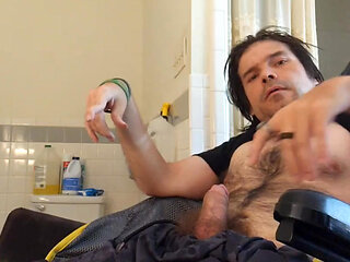 Kevy 69's Sexy Wheelchair Man Give you Two Orgasms to Cum with Him