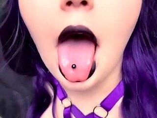 Short Goth Girl JOI