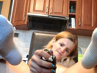Squirting Orgasm, Big Black Dildo
