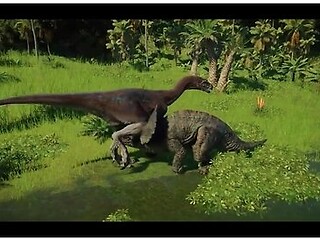 T Rex Vs Giga Vs Spino Vs Therizinosaurus - Jurassic World Evolution