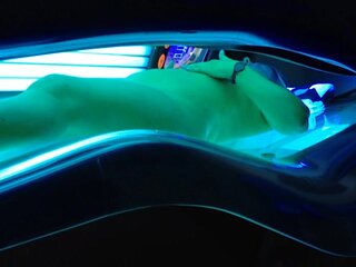 On the sunbed