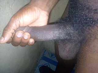 Big Black Cock Masturbation solo